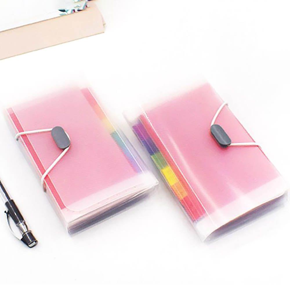 1 Túi Đựng Tài Liệu 13 Ngăn Mini Chống Thấm Nước Màu Sắc Cầu Vồng