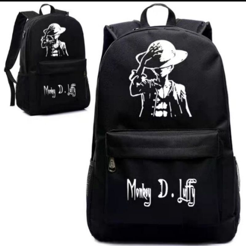 Balo Đen One Piece Mũ Rơm Monkey D.Luffy