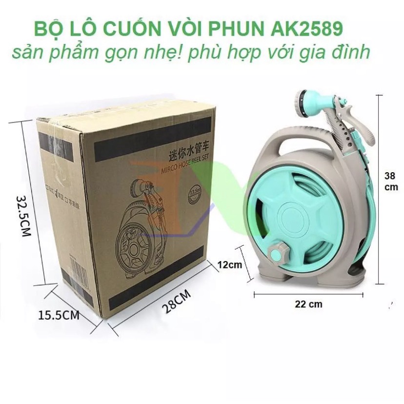 Bộ Vòi Xịt Tăng Áp Dây Dài 12m Chống Rối Rửa Xe Tưới Cây Lau Nhà Thế Hệ Mới, Ống Nước Siêu Bền Không Gập Không Xoắn.