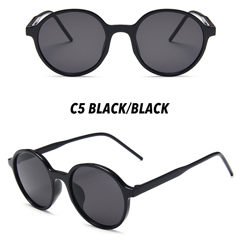 Kính Mát Gọng Tròn Màu Sắc Ngọt Ngào Chống Tia Uv400