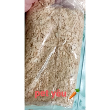 mùn cưa nén lót chuồng các bé thỏ, bọ,hamster 1 ký 20k