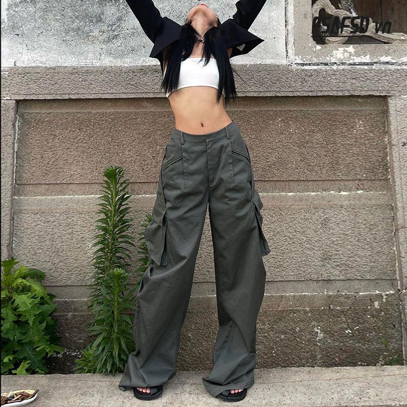 Quần Dài Ống Rộng Phong Cách Âu Mỹ Thời Trang Cho Nữ