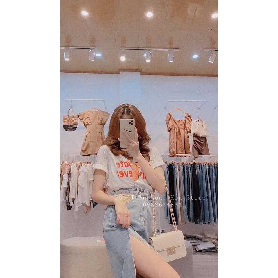 Chân váy jean XẺ SÂU 2 màu mã 1248+1249(kèm ảnh thật) | BigBuy360 - bigbuy360.vn