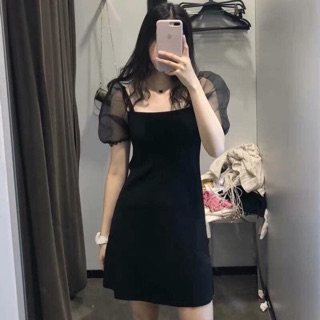 Váy zara tay bồng