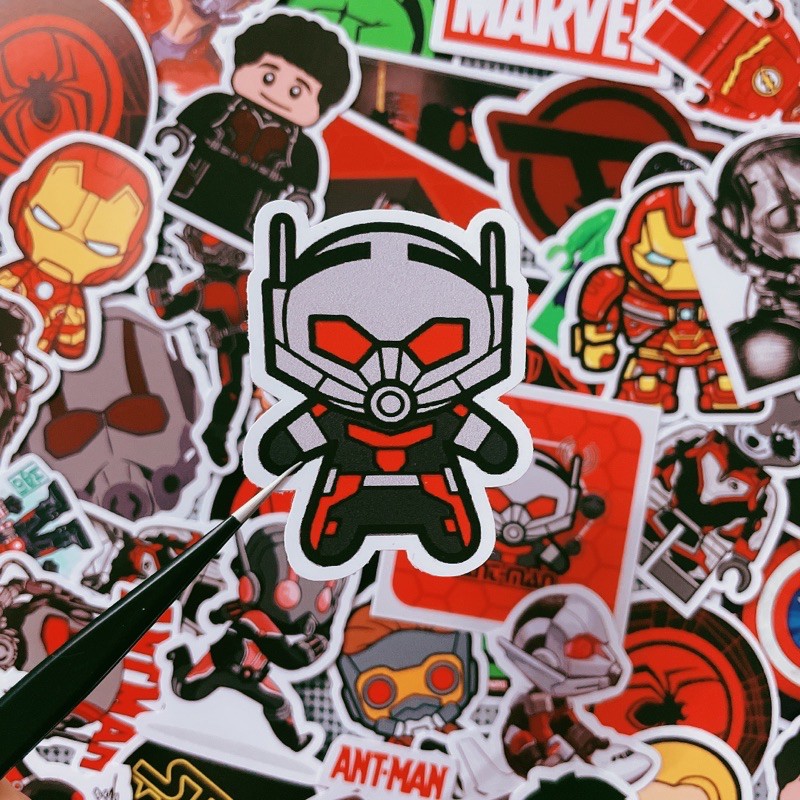 Sticker ủi nhiệt trực tiếp lên vải hình Avenger Mavel Ant Man