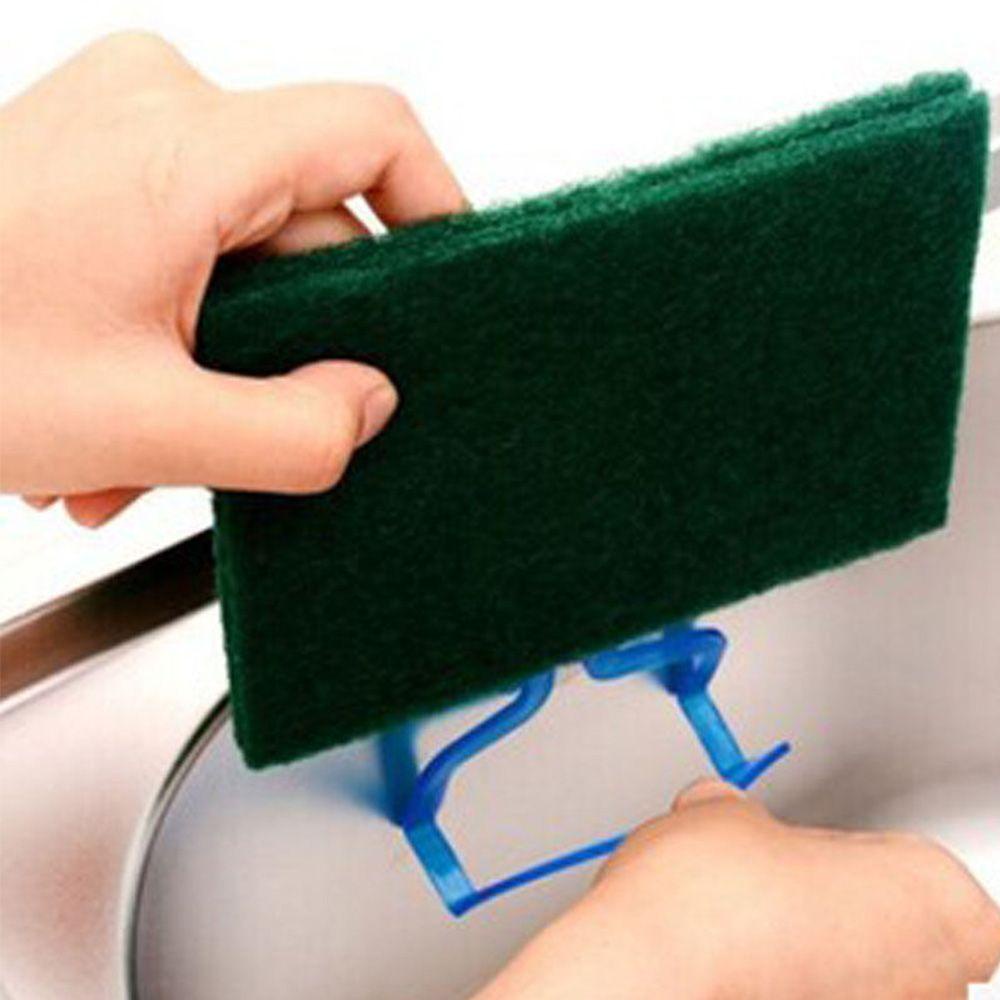 Set 2 Giá Đỡ Bọt Biển Có Giác Hút Gắn Bồn Rửa Tiện Dụng