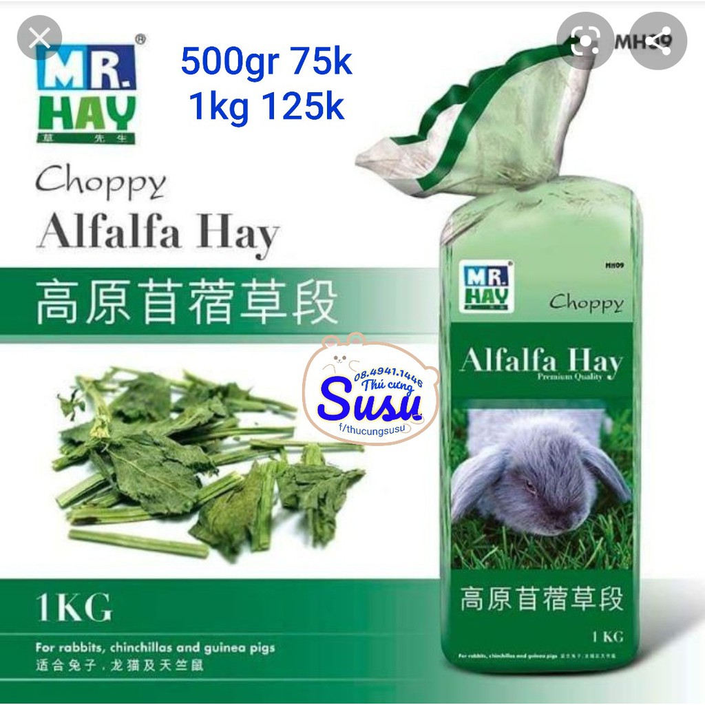 Cỏ Alfalfa / Timothy Cao Cấp cho Thỏ - Mr.Hay