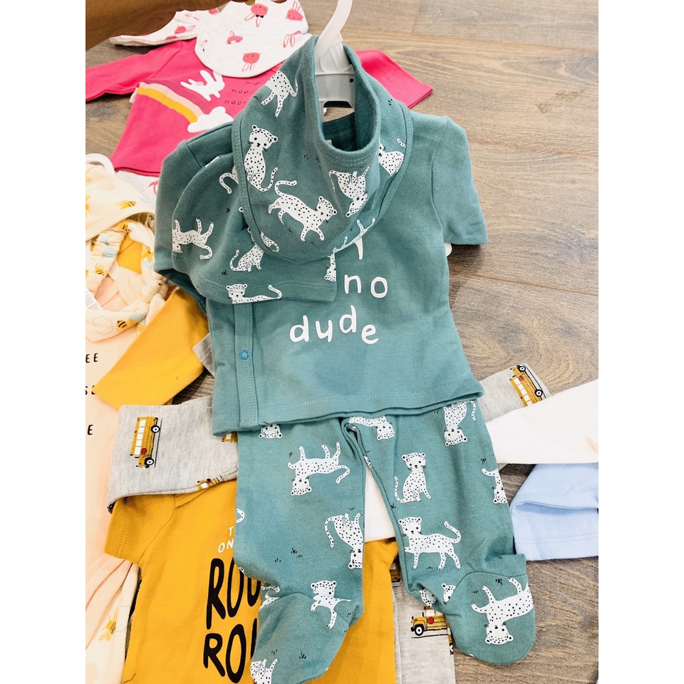 Set bộ sơ sinh 5 chi tiết PL cho bé