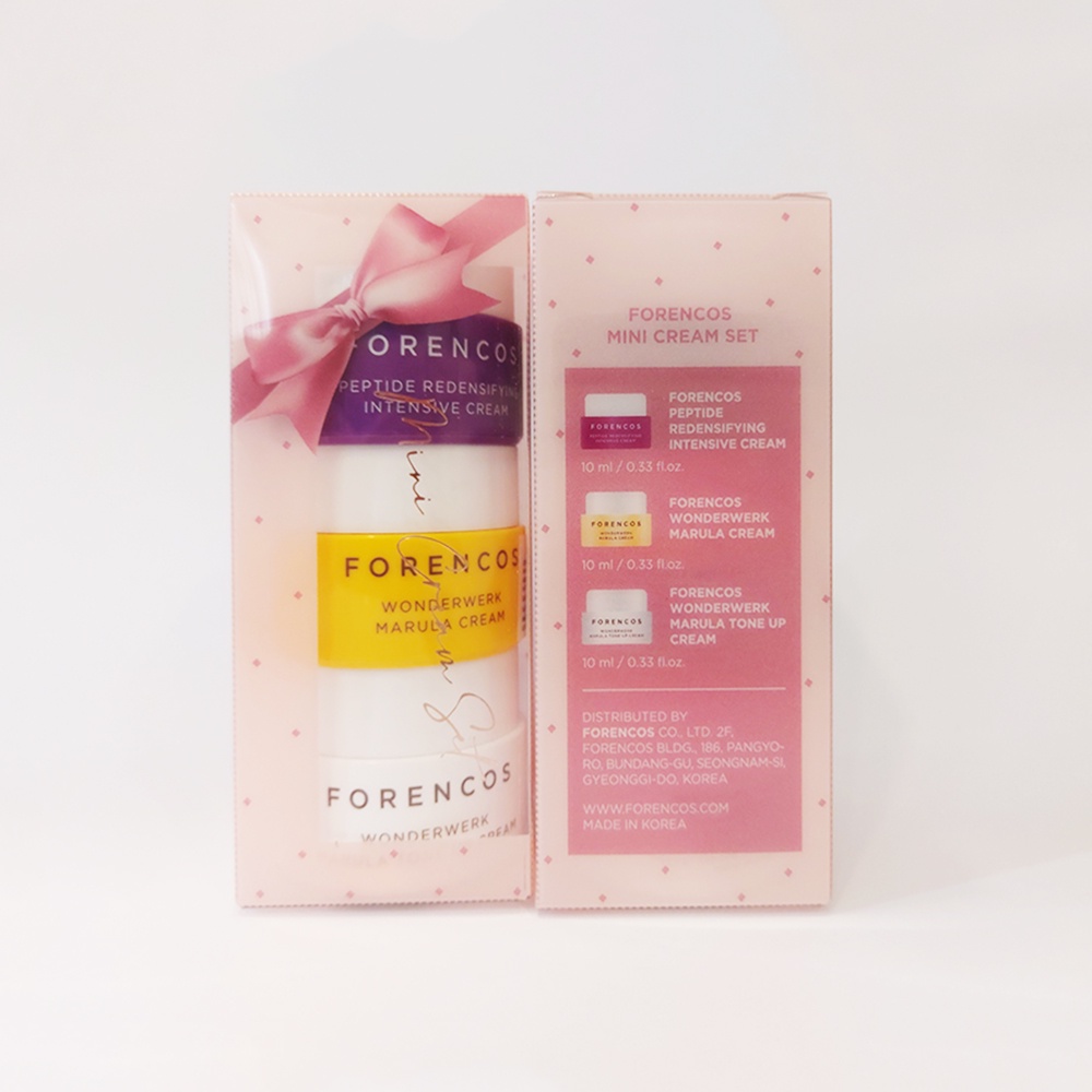 Set kem dưỡng trắng da ngày và đêm Forencos mini