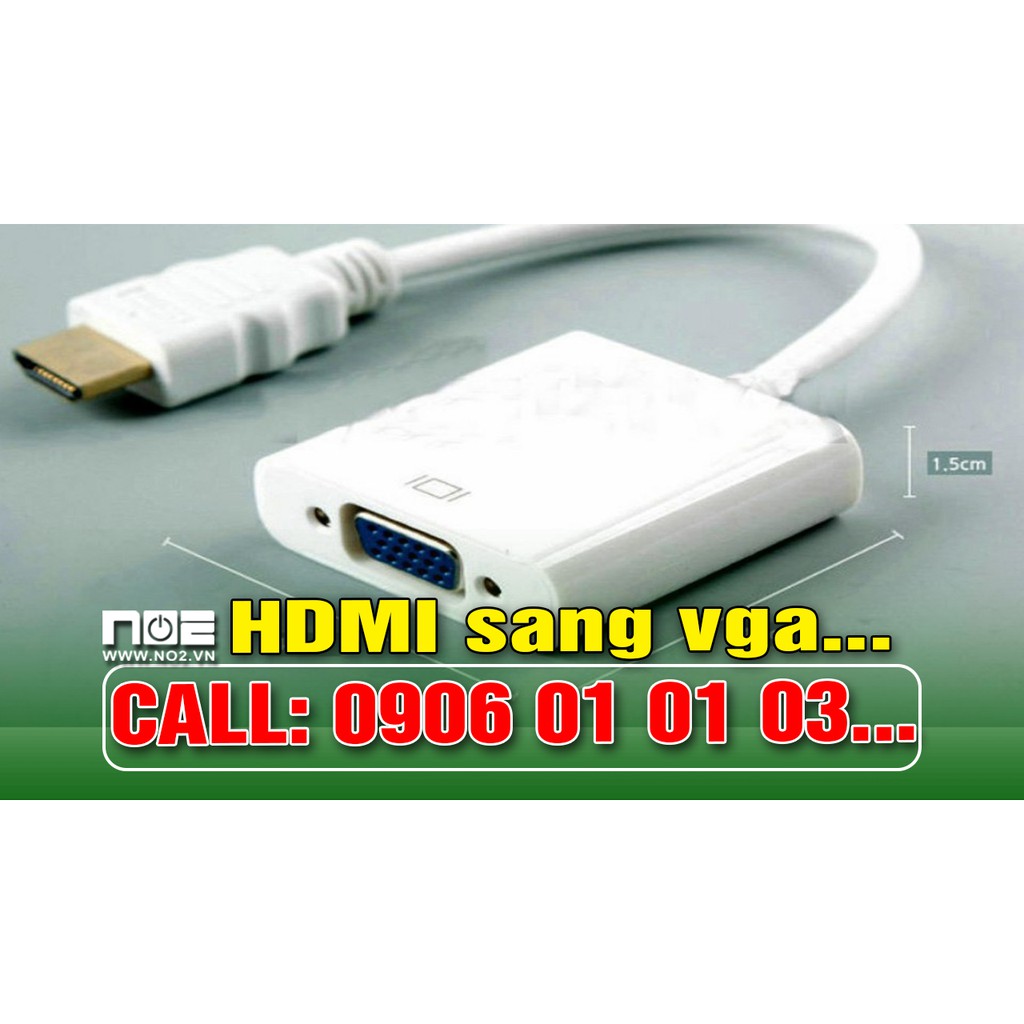 Cáp chuyển tín hiệu HDMI sang vga