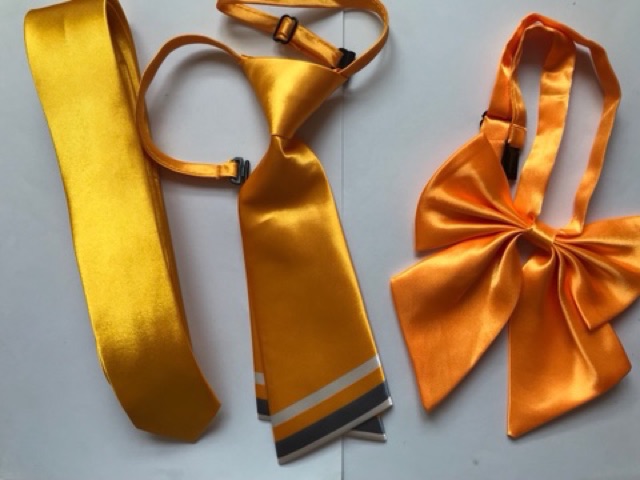 Set combo Cà vạt nam bản nhỏ, Cà vạt nữ và Nơ nữ