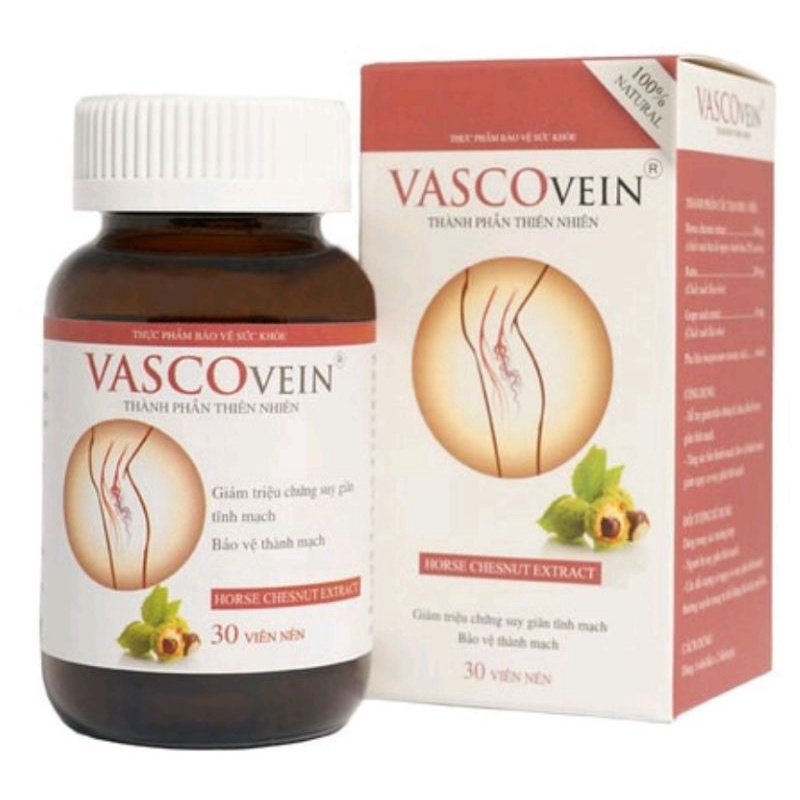Kem thoa - Viên uống giảm đau, sưng, phù chân, hỗ trợ trong suy giảm tĩnh mạch Vascovein Oribe ( Tuýp 50g - hộp 30 viên)