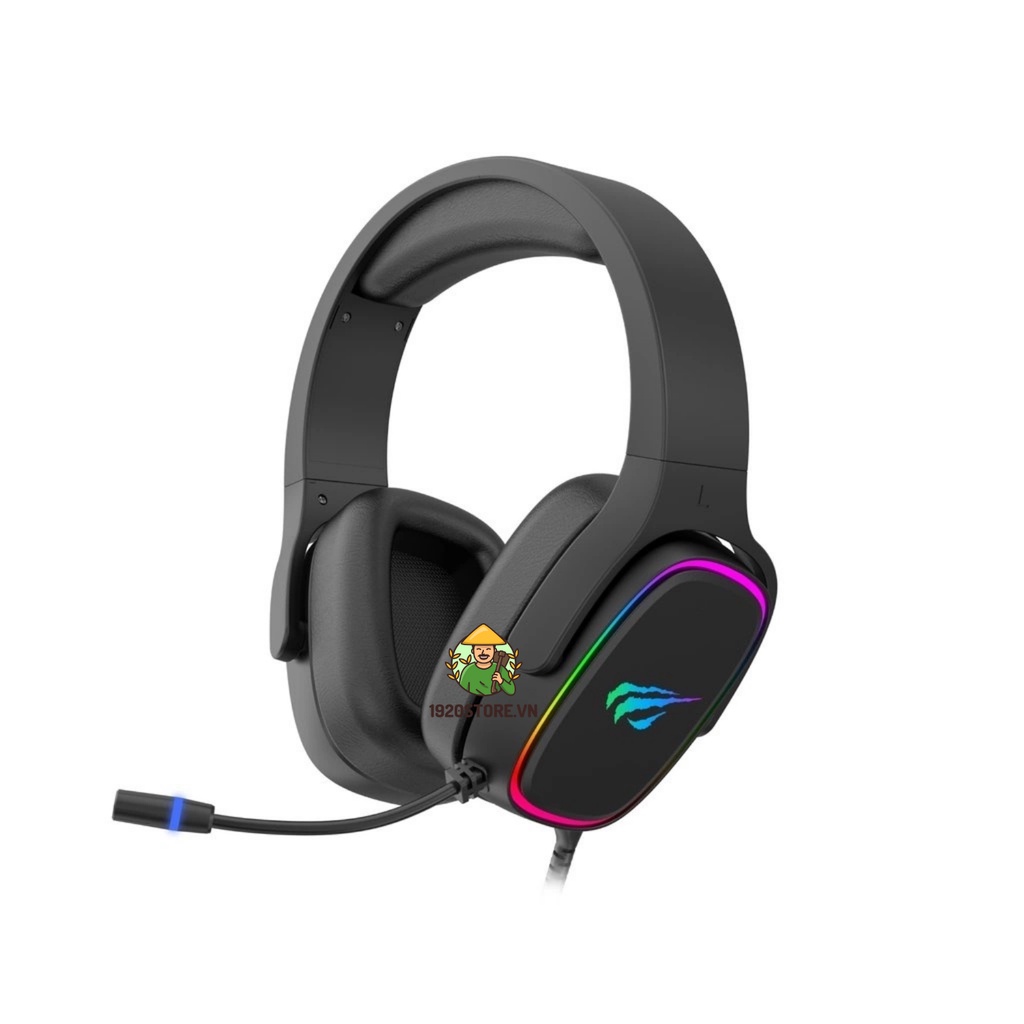 Tai Nghe Gaming Headphone HAVIT H2029U, Driver 50mm, Thiết Kế Khung Thép, Mic Khử Ồn - Chính Hãng BH 12T