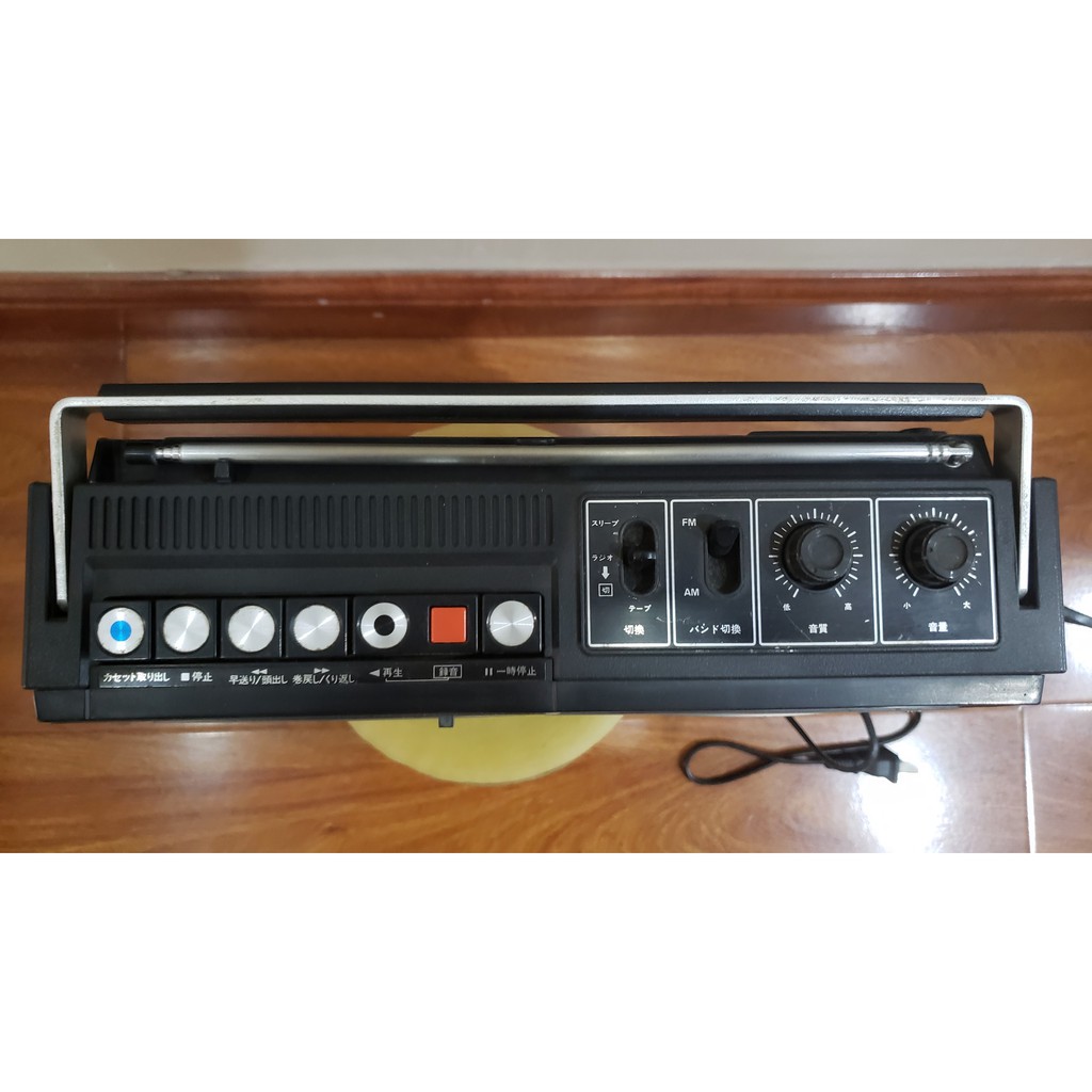 Đài Radio Cassette National RQ537 Nghe FM/AM Hàng Nội Địa Nhật Loa To Bền Đẹp