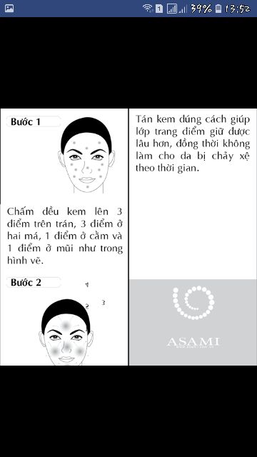 Kem nền BB che khuyết điểm của Asami