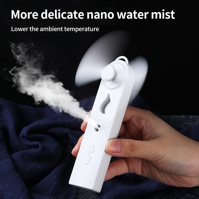 Quạt Mini Cầm Tay Sạc Pin 500Mah Có Thể Gấp Gọn Tiện Dụng
