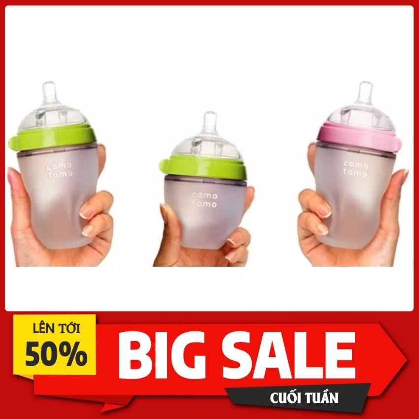 [HOT SALE] Bình Tập Bú Comotoco 150ml, 250ml Chính Hãng AN TOÀN CHO BÉ IU