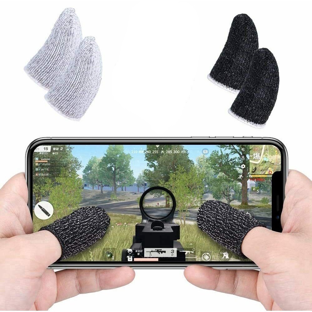 Găng tay chơi game ff MEMO sợi bạc cao cấp chống mồ hôi tăng độ nhạy cảm ứng co giãn tốt | BigBuy360 - bigbuy360.vn