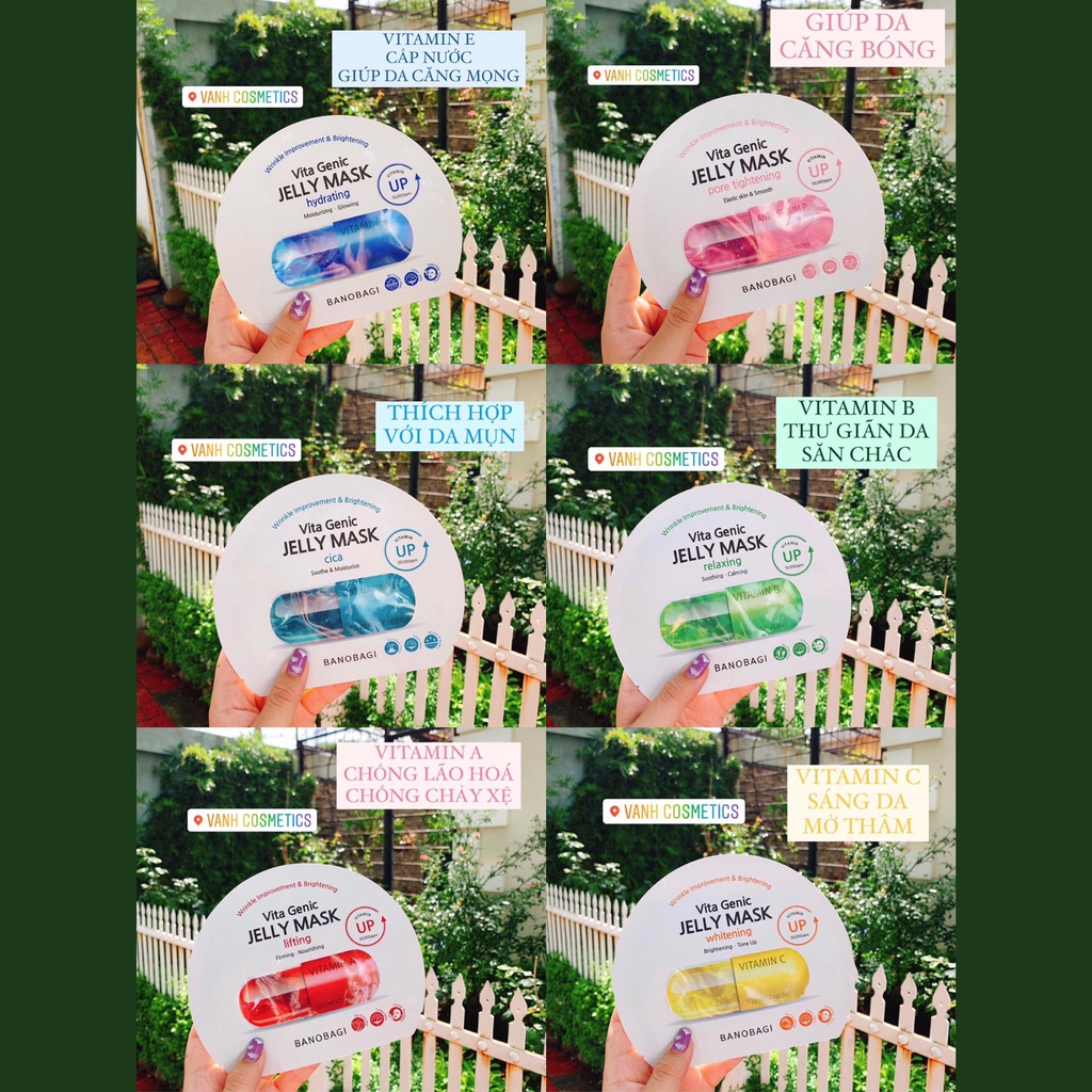 Hộp 10 miếng Mặt Nạ Giấy Banobagi Mask