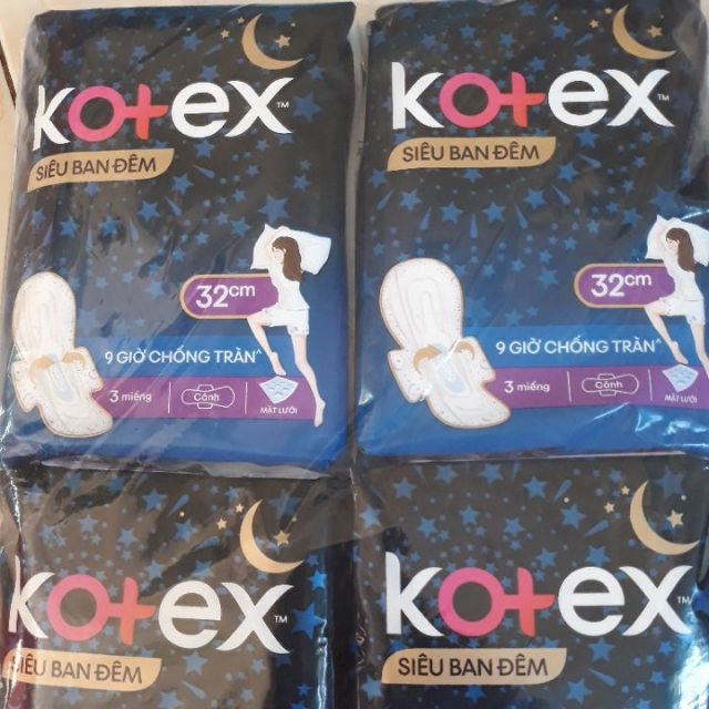 Kotex siêu ban đêm 32cm