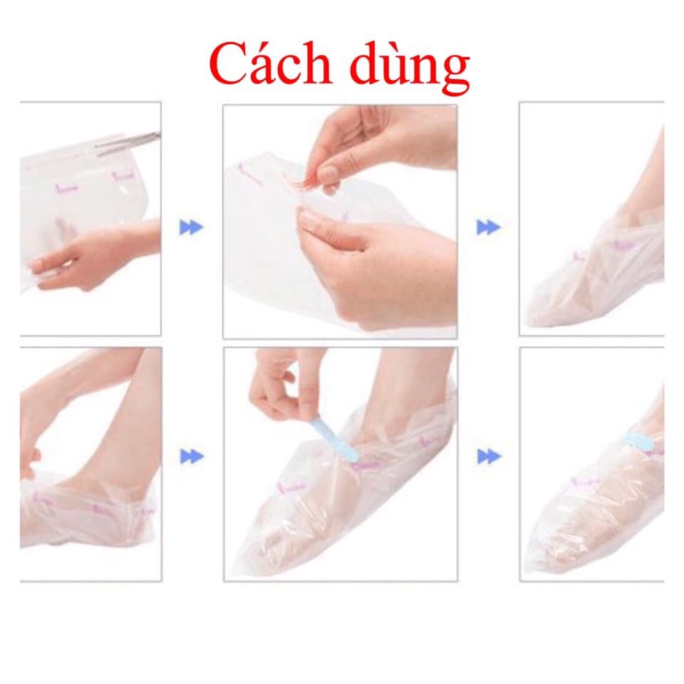 Túi ủ Tẩy Tế Bào Chết Da Chân To-Plan Foot Care Pack LAVENDER Nhật Bản ( Túi 2 gói x 27cm )