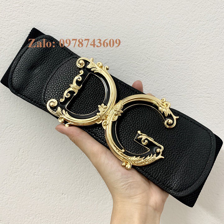 Đai váy nịt đầm D.G kem trắng