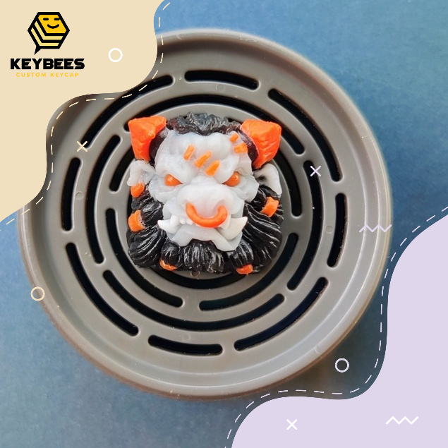 Nút bàn phím cơ Bara Keycap Xám Đen