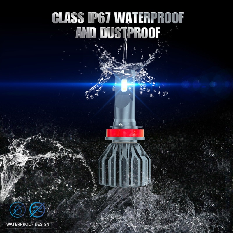 Set 2 Bóng Đèn LED 10000Lm H1 H4 H7 H11 9005 HB3 9006 HB4 Chuyên Dụng