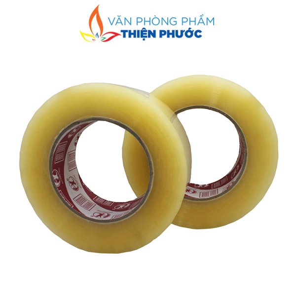 Băng keo trong 200yads 4.8cm  dán thùng Độ dính 45 THIỆN PHƯỚC