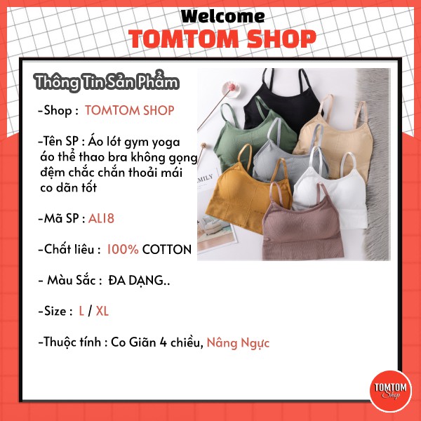 Áo lót gym yoga áo thể thao bra không gọng đệm chắc chắn thoải mái co dãn tốt AL18 | BigBuy360 - bigbuy360.vn