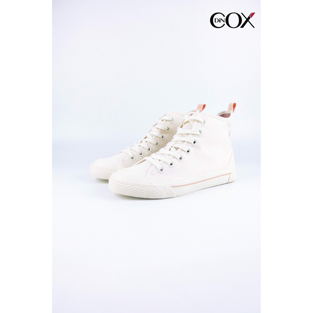 Giày Sneakers Nữ Cổ Cao DinCox  D09 BLACK
