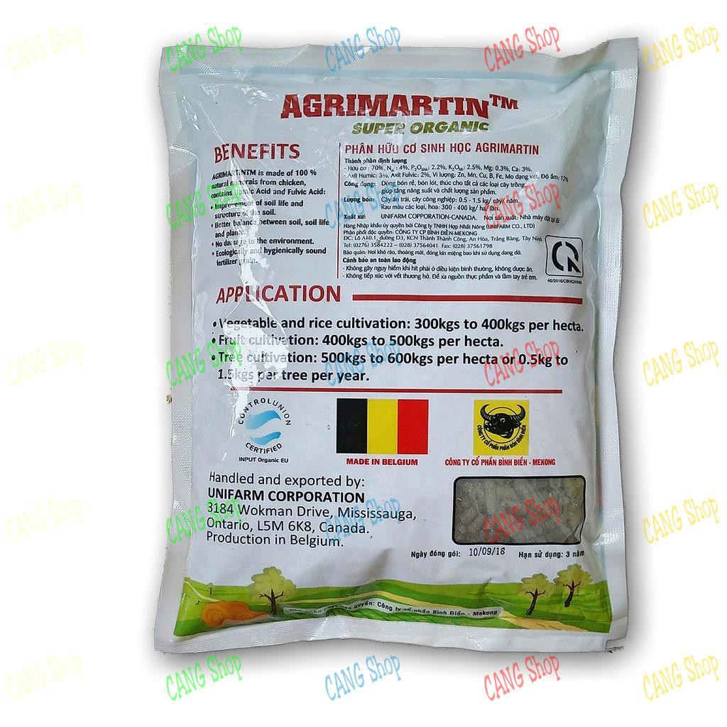 PHÂN HỮU CƠ VIÊN NÉN CAO CẤP - AGRIMARTIN LOẠI 1KG