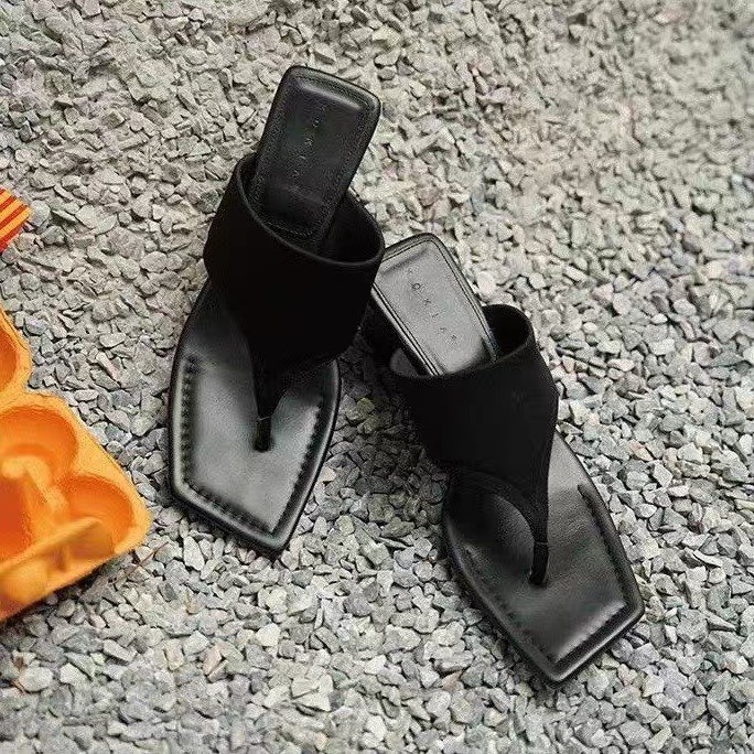 Dép Sandal Kẹp Ngón Kokia Air Lycra Dệt Kim Da , dép xỏ ngón đế cao