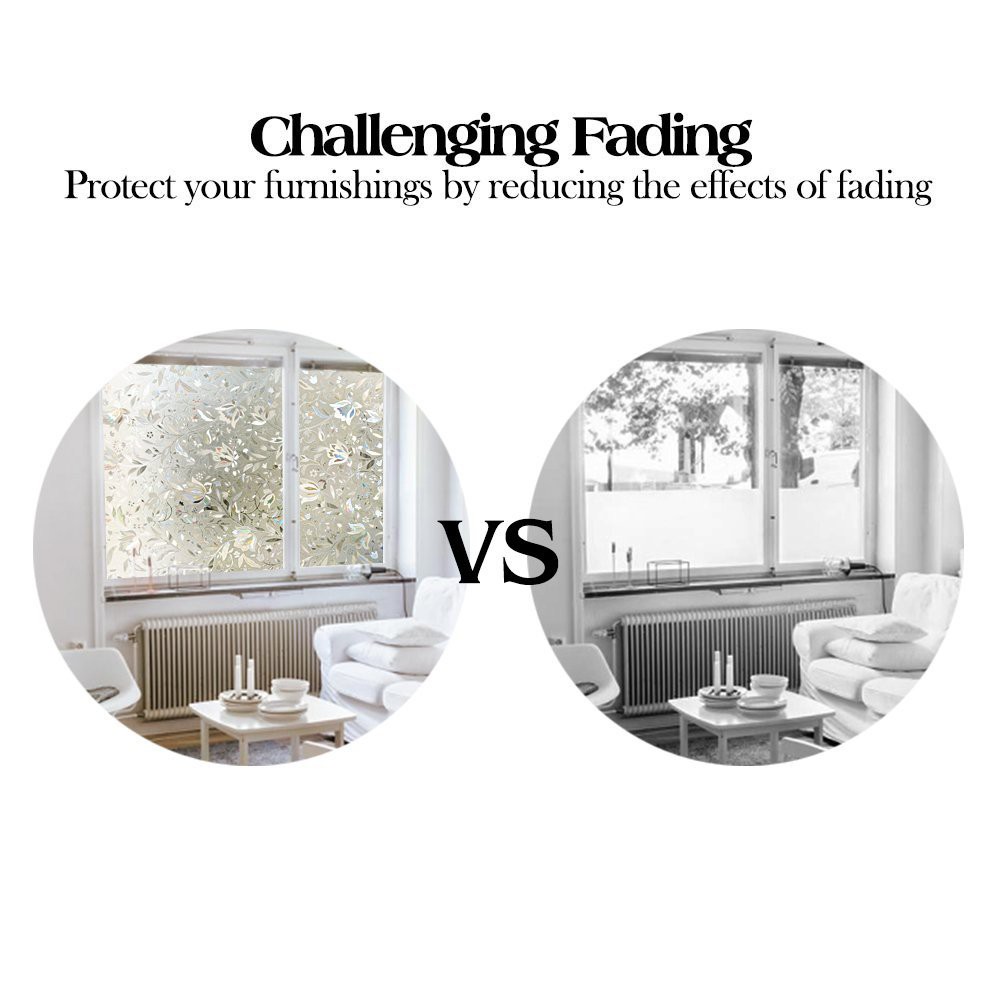 Giấy dán kính hoa văn mờ Không có keo kích thước 100x45cm FSHN | BigBuy360 - bigbuy360.vn