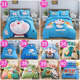 Bộ chăn ga gối Doraemon cùng bé đi vào giấc mộng cotton Tina cao cấp