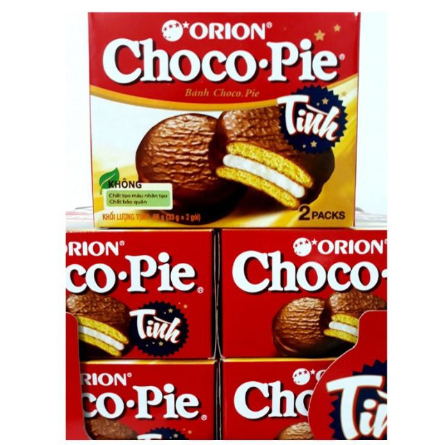 (Mua nhiều giảm giá) Bánh Chocopie Orion hộp 2 bánh 60g