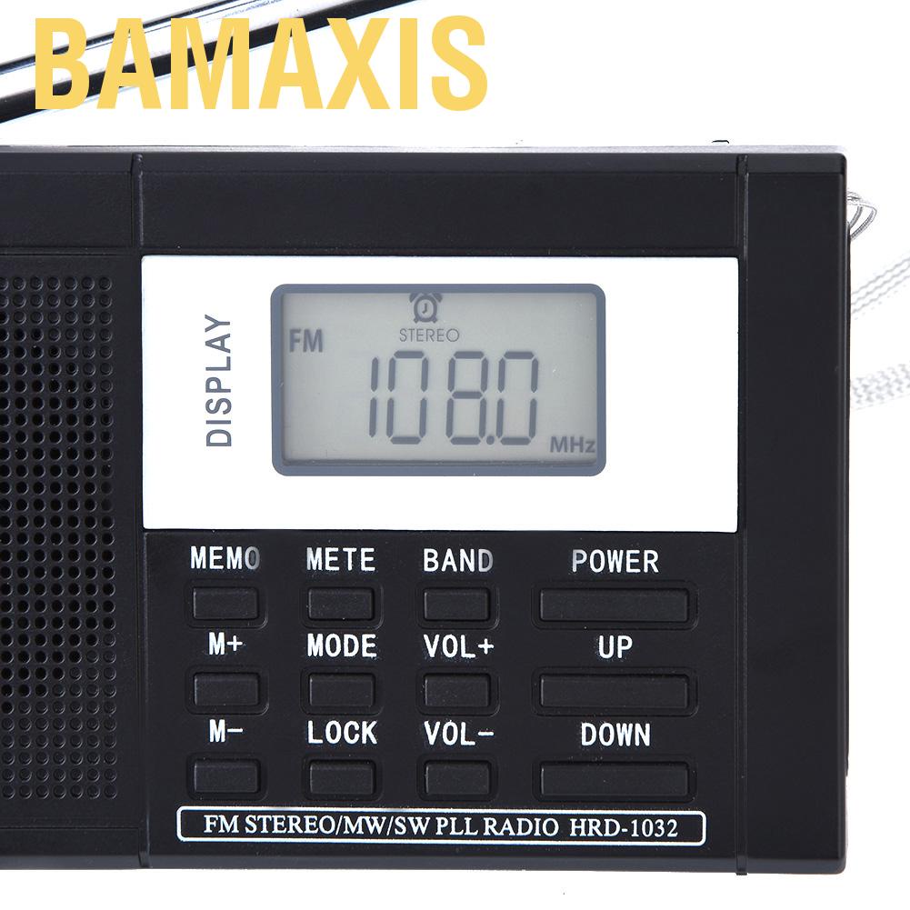 Radio mini kiêm đài FM DC 5V siêu nhạy có màn hình LED