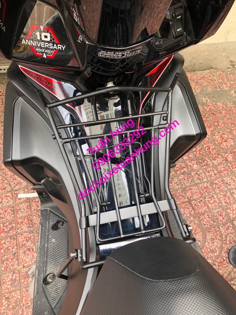 Baga Ab Ariblade 125  sơn tĩnh điện đặc biệt - baga giữa xe ab125 - đồ chơi xe ab