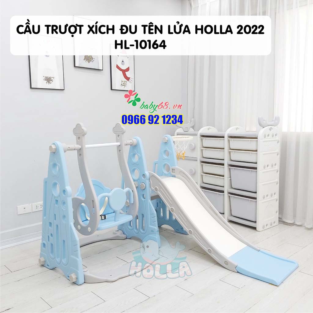 Cầu trượt xích đu tên lửa Holla 2022 HL-10164