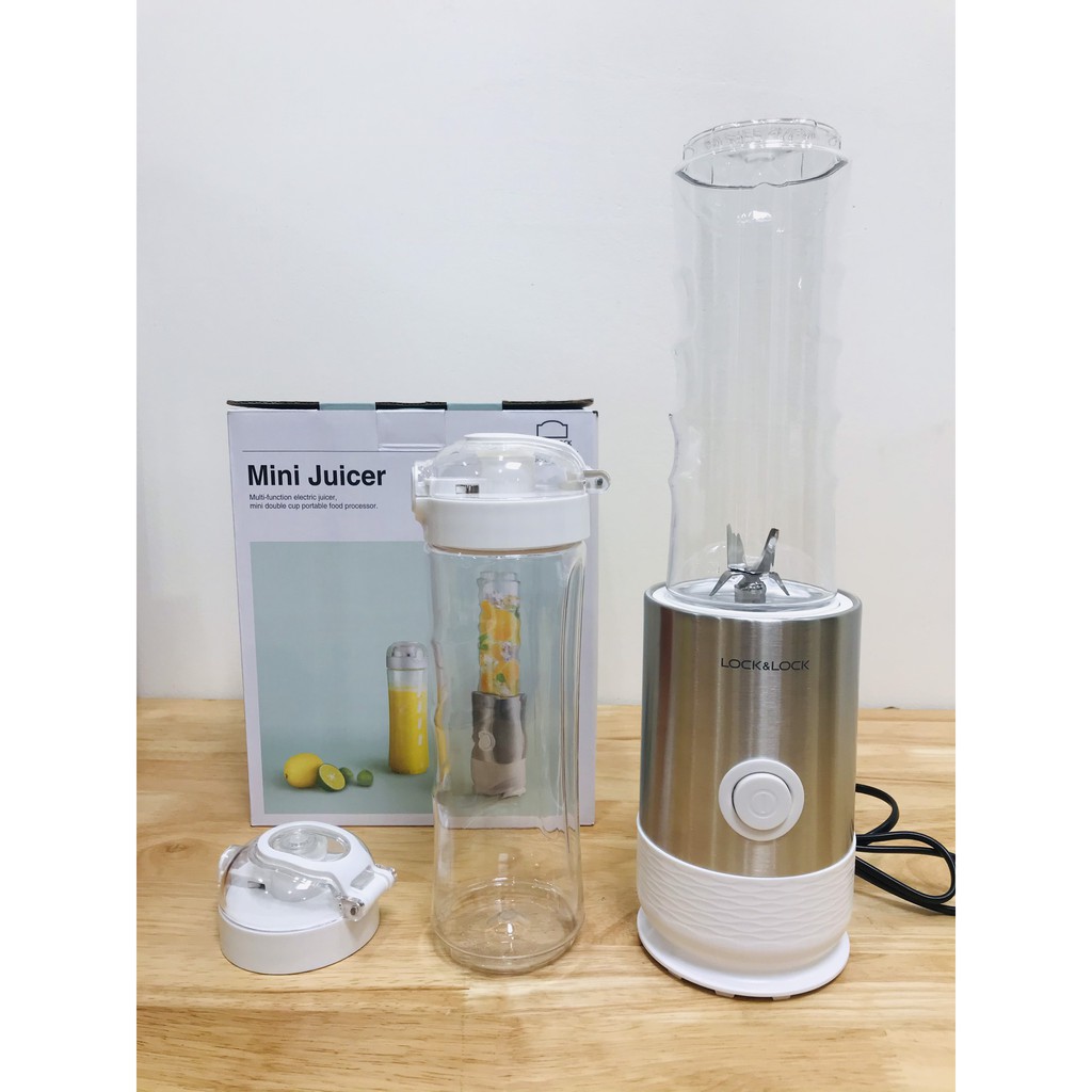 Máy xay sinh tố mini Lock&Lock 0.6L - Màu trắng EJM241