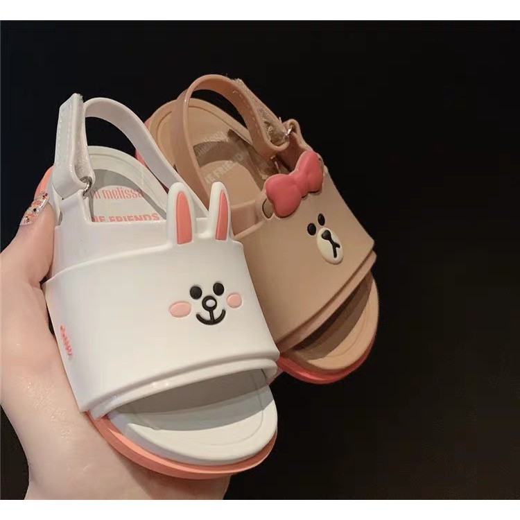 Sandal cho bé trai bé gái 1-6 tuổi Sandal nhựa thơm mini melissa mẫu mới 2021