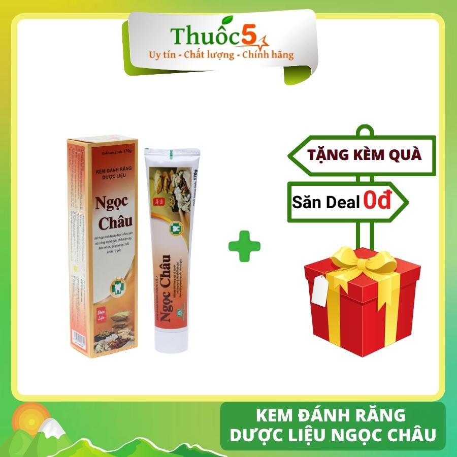 [GIÁ GỐC] Kem đánh răng dược liệu Ngọc Châu 170g