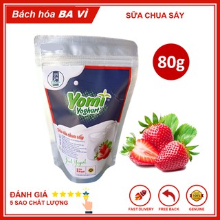 Sữa Chua Sấy Lạnh Yomi Yoghurt Epica vị Dâu Tây 80g