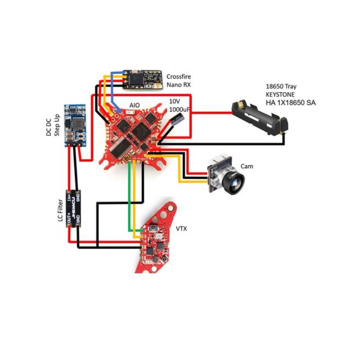 Khung nhựa in 3D cho máy bay FPV LongRanger