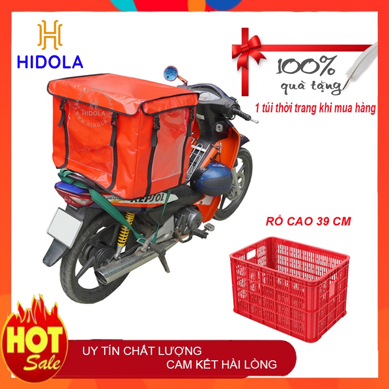 Bao trùm che mưa cho Rổ nhựa cao 39cm, HIDOLA C41