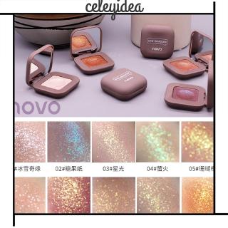(Hàng Mới Về) Phấn Mắt Novo Màu Đơn Sắc Lấp Lánh