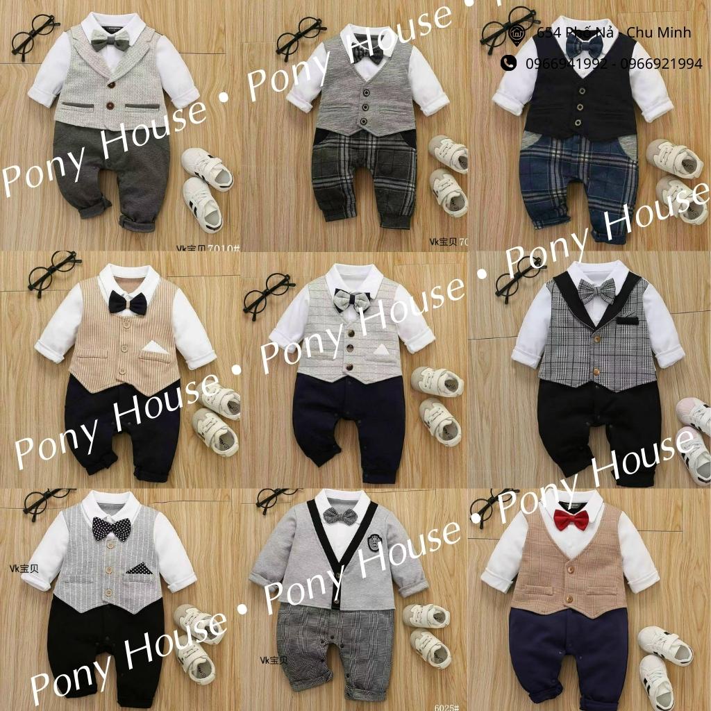 Body Công Tử - Bodysuit Dài Liền Thân Cho Bé Trai Size từ 0-3M đến 9-12M