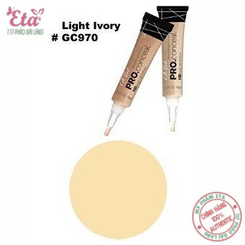 Che khuyết điểm LA GIRL Pro Conceal HD High Definition Concealer [Sẵn nhiều màu]