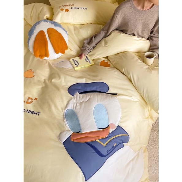 Set ga nỉ nhung Disney IGUN BEDDING chất nỉ nhung mềm mịn