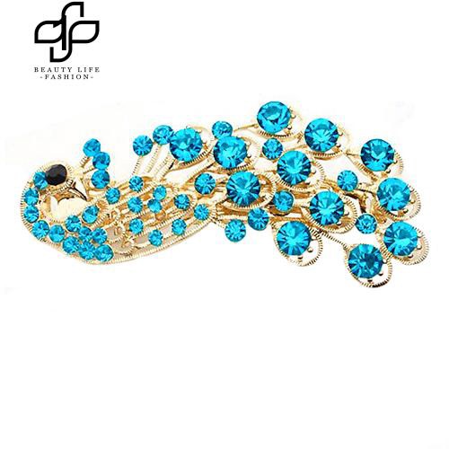 Kẹp tóc hình chú công độc đáo